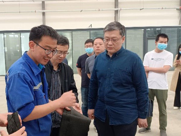 焦作市审计局副局长靳军到公司调研